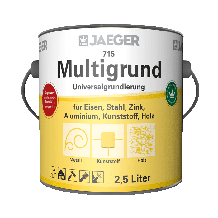 Jaeger 715 Multigrund Universalgrundierung 2,5 Liter Weiß
